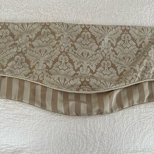 Elite Florence Ivory and Tan window Valance 54”